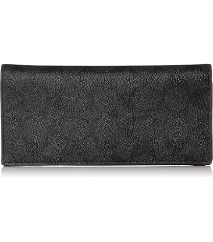 Amazon.co.jp: オーストリッチ横長ベロ付財布 BK S-NO8500043BK